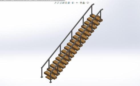 Simple Floating Stairs (Scale 1:96)