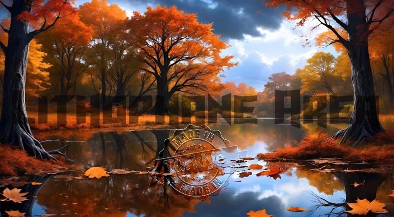 Göl Manzarası Lithophane   