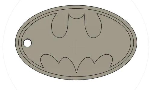 batman keychain - strong hole   