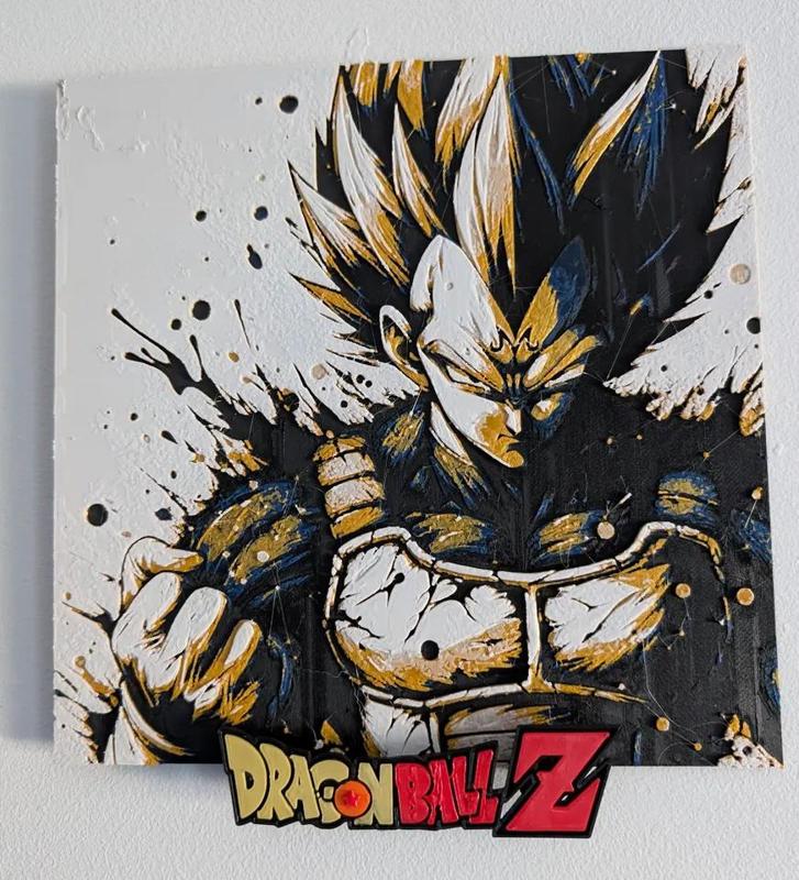 Dragon Ball Z - Majin Vegeta Graffiti - Hueforge   