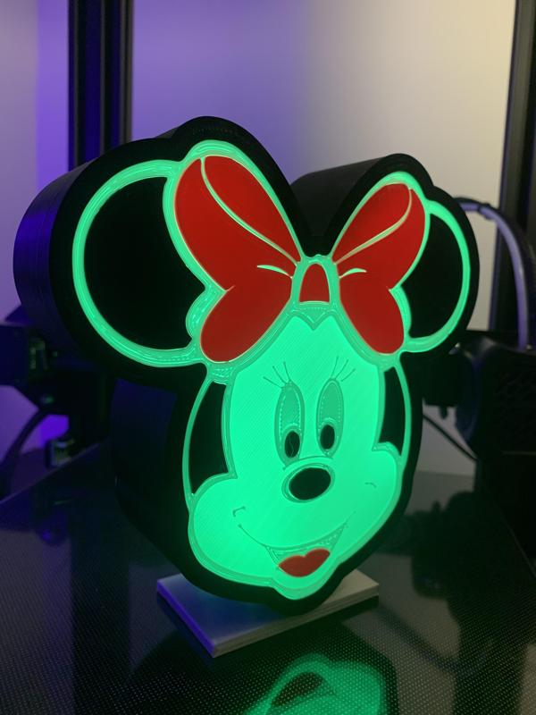 Minnie Mouse Lamp / Minnie Mouse Lamp
