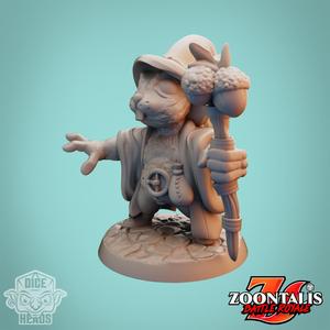 Squirrel Wizard (pre-supported included)