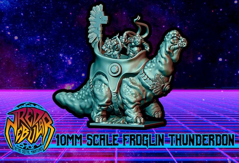 Froglin Thunderdon Battlebeast (10mm scale)