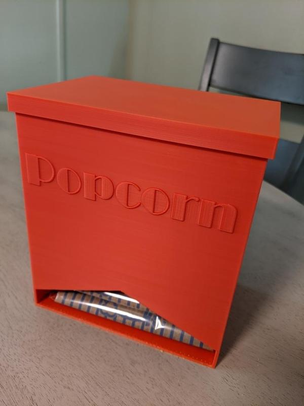 Microwave Popcorn Storage