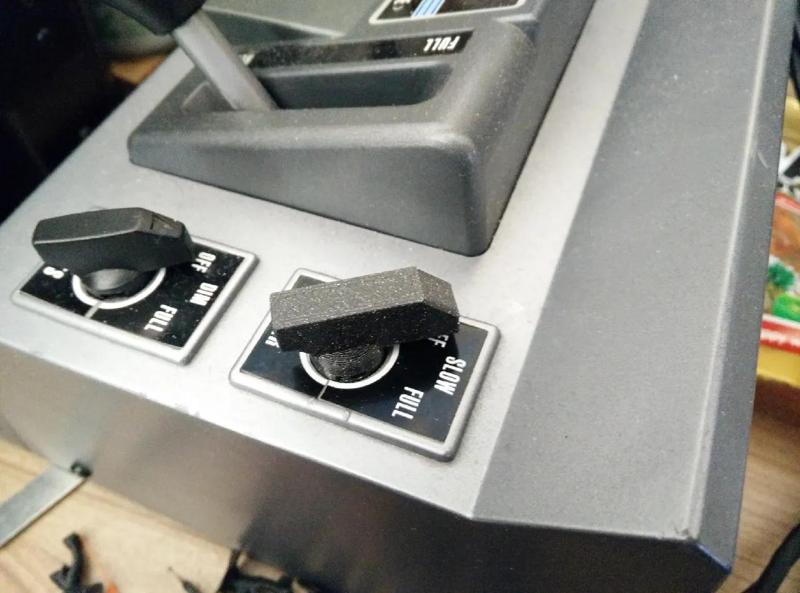 RailDriver Lights/Wiper Dial   