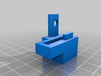 Filament Guide end clip + led light left cap