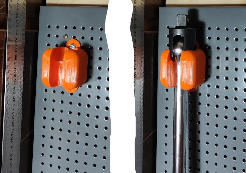 Biltema Pegboard Socket Wrench Holder