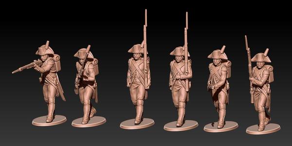 Napoleonic french early grenadiers in bicorne