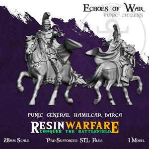 General Hamilcar Barca - Echoes of War: Punic Wars