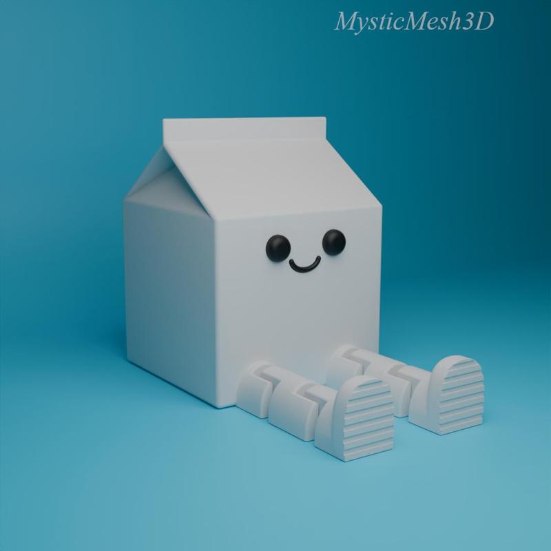 Articulated Milk Carton Buddy