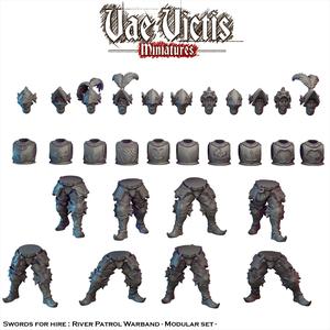 Modular Swords for hire : River Patrol Warband [PRE-SUPPORTED]