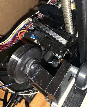 Ender 3 Pro filament out switch and guide