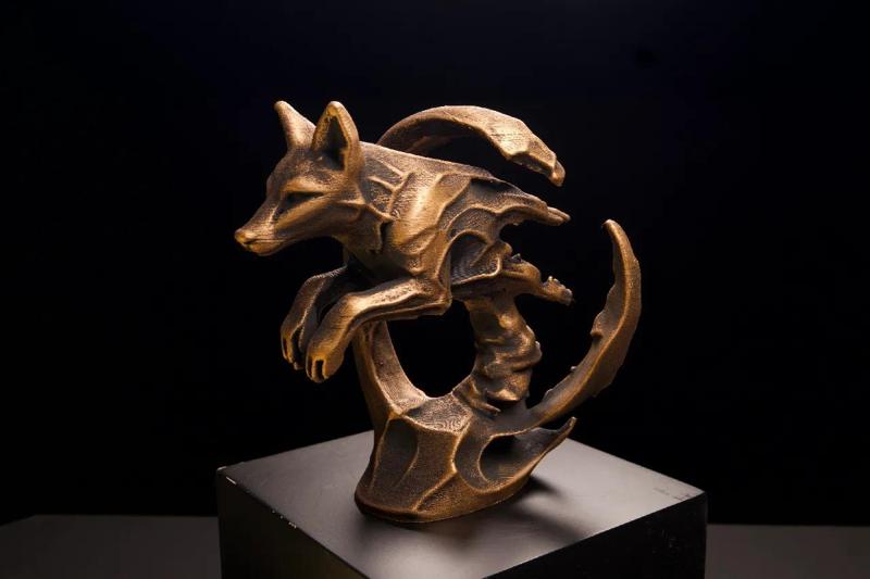 Fox Fire Circle, Skulptur   