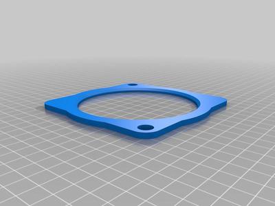 BMW E36 rear speakerbox flange