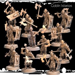 Goblin Warriors - 12 poses - Army of Darkness: Greenskins