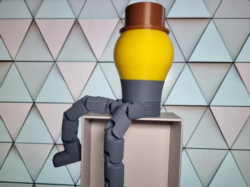 Mr. Great Idea - an articulated model   