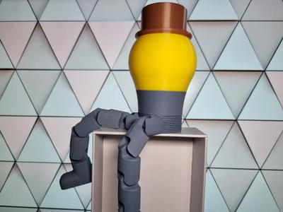 Mr. Great Idea - an articulated model   