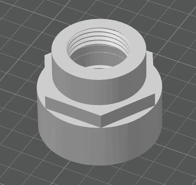 1-1/4" FPT to 3/4" Female Garden Hose   