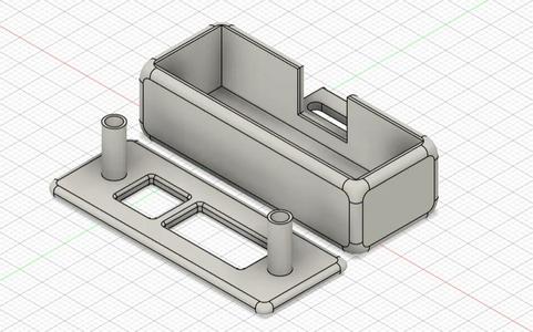 Housing for GP2Y0A21YK0F sensor (SHARP)   
