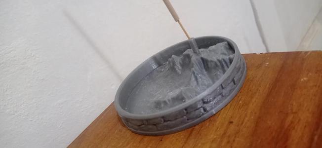portasahumerios montaña - mountain incense plate   
