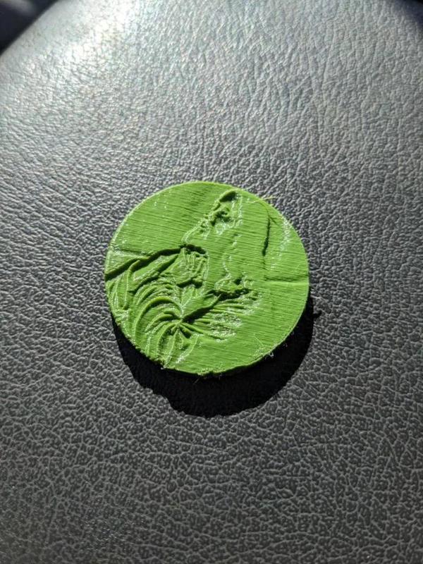 Christ Coin Jesus Praying   