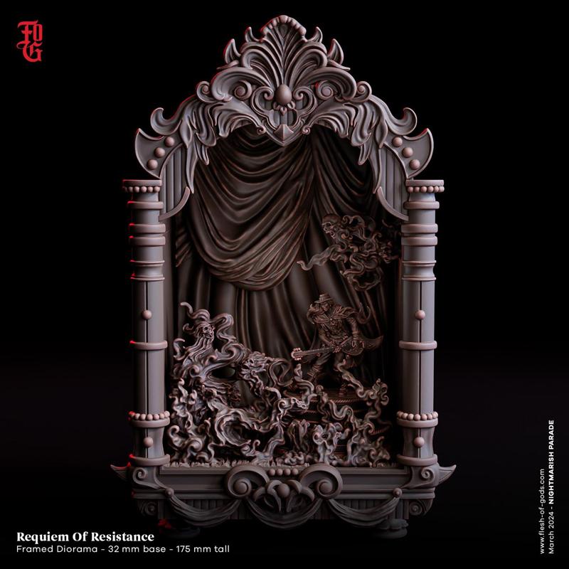 Framed Diorama - Requiem Of Resistance