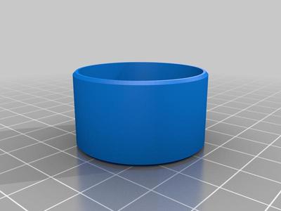 1 1/4" to 1 3/8" closet rod adapter