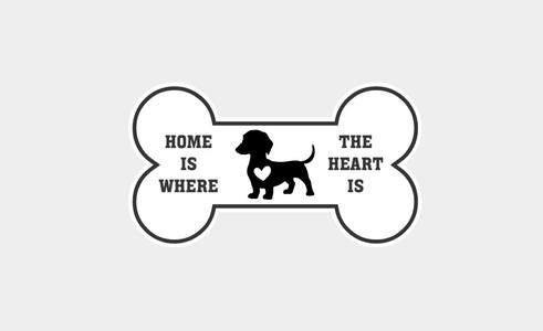 dog sign / dog home / Wall Art / pet