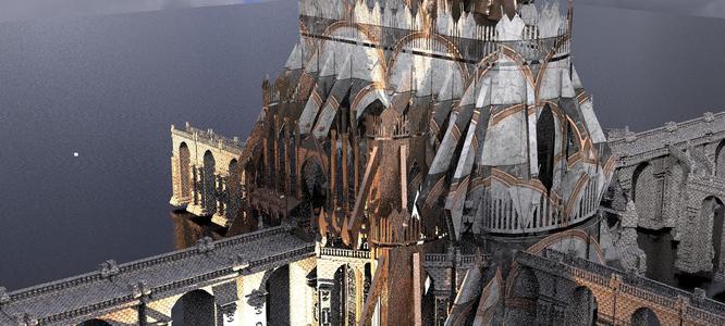 Baroque Palace marble structure palace