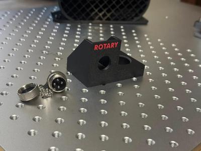 galvo laser rotary extension mount   