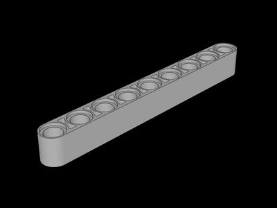 Lego Compatible (40490.dat) Technic Beam  9   