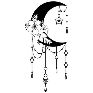 Mandala fairy moon wall   