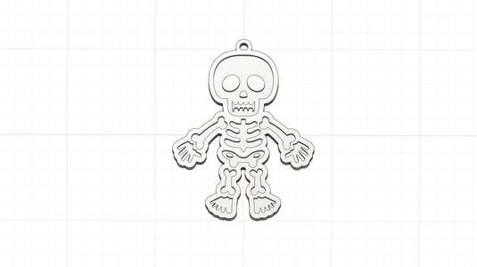 Skeleton Keychain - Halloween