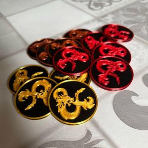 double-sided DnD inspiration token