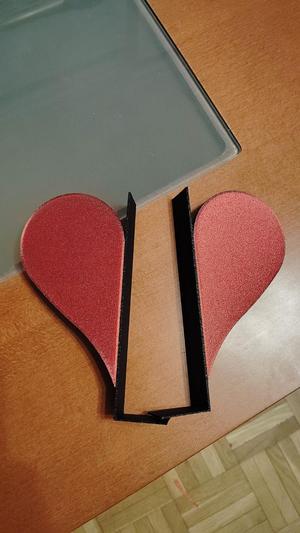 Valentines Heart Bookends