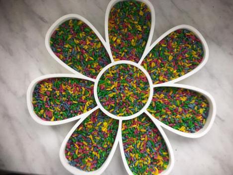 Sensory play - flower 