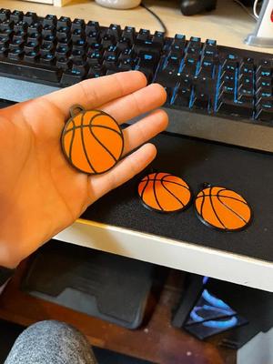 Basketball Keychain   