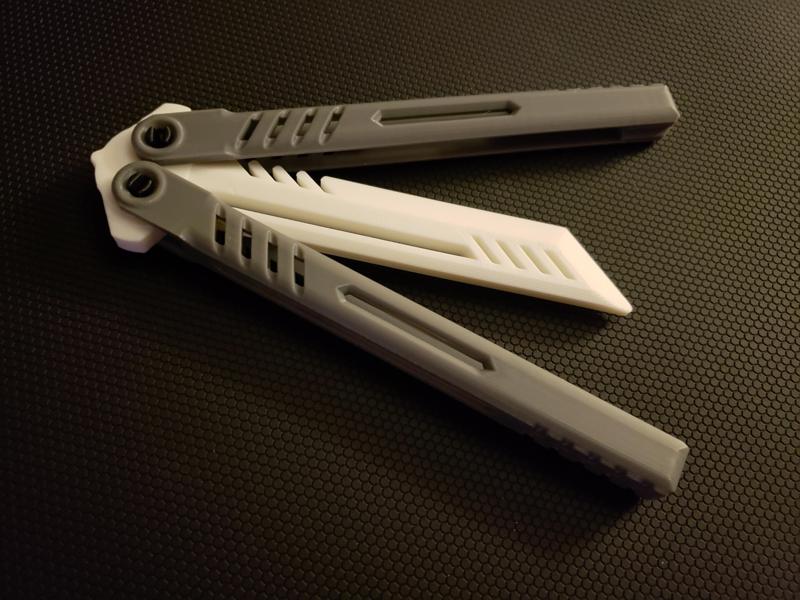 Nakama "Bones" Tanto Balisong/B-Knife Trainer