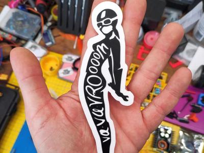 Vrooom motorbike girl