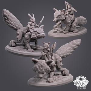 Fox Mounts (100mm 3x variants) (pre-supported included)