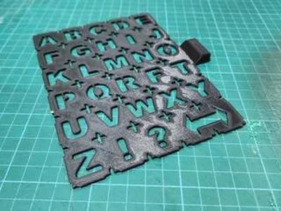 Alphabet Stencil