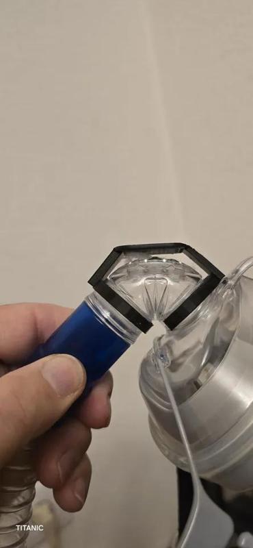 desviador de aire mascarilla cepap   