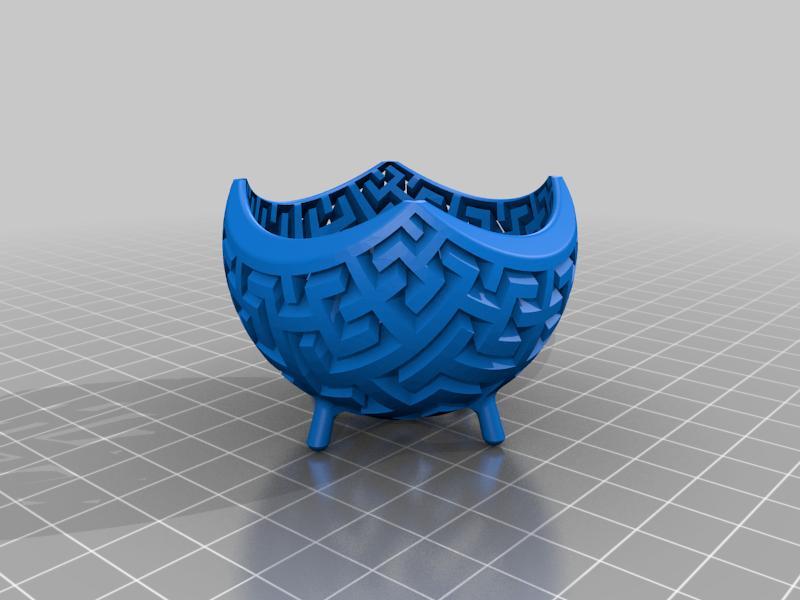 Stereographic projection of  Hilbert curve