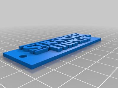 Stranger Things Keychain