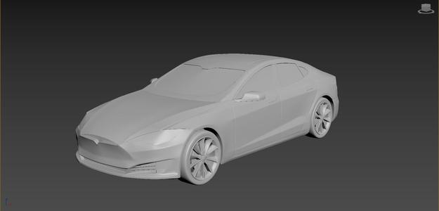 Tesla Model S on a small scale