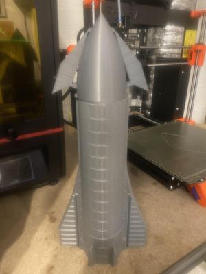 Space X model rocket
