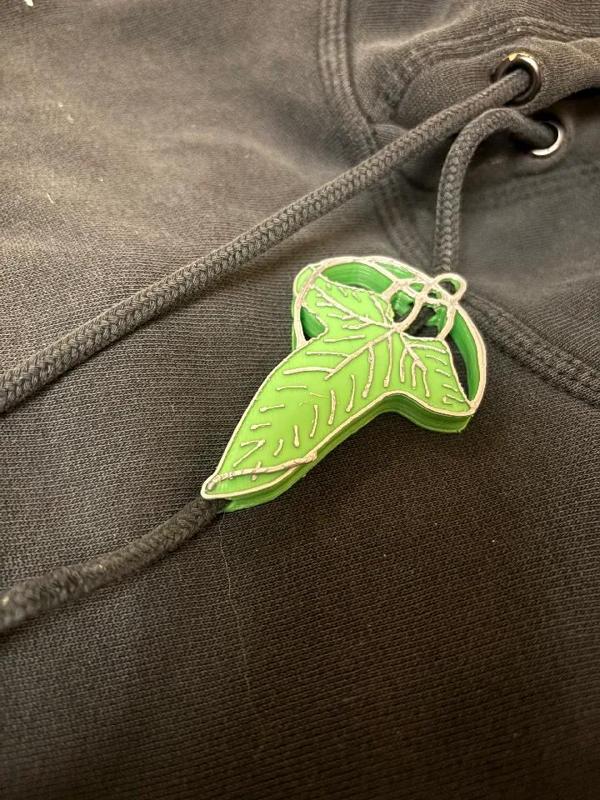 LOTR Elven leaf brooch bead   