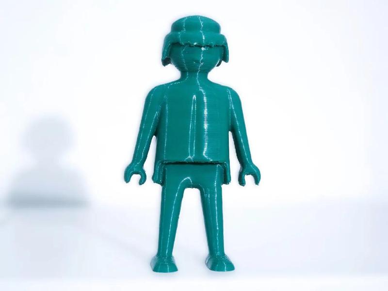 Playmobil kinda like guy sculpture   