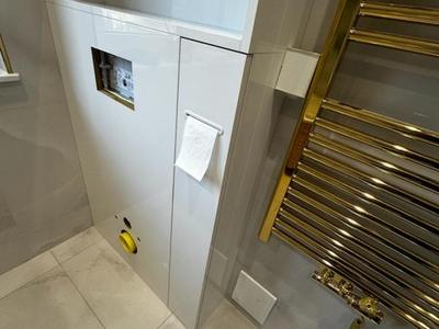 Grommet for toilet paper