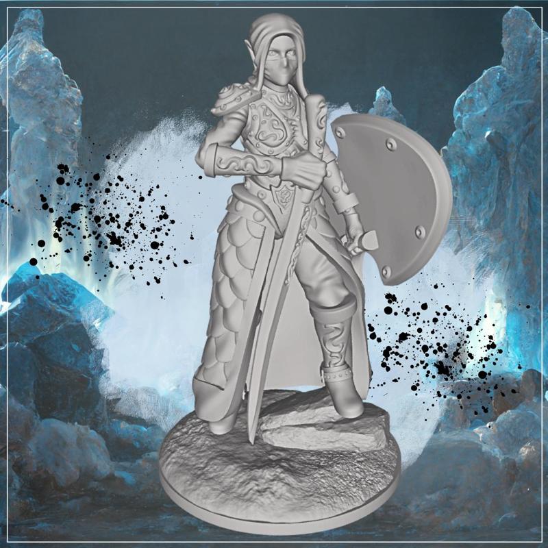 Female elf warrior 2